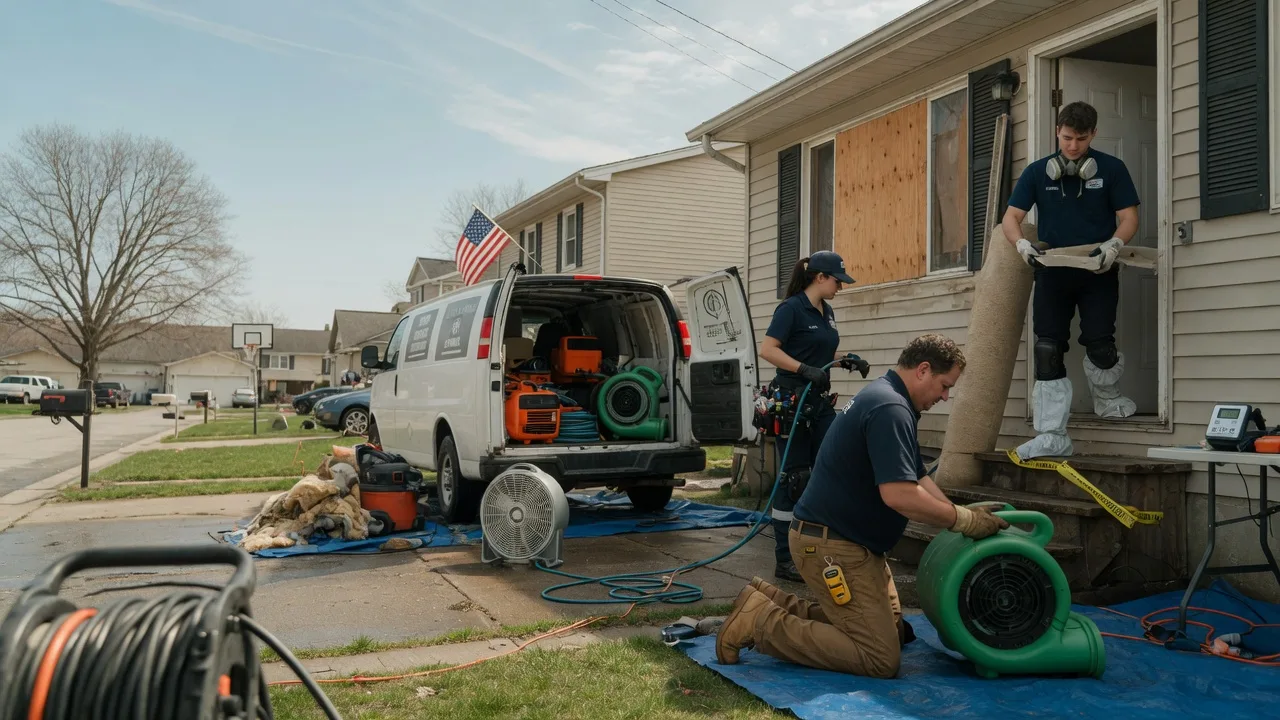Water Damage Restoration in Milledgeville, OH near me
